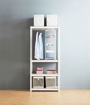 4 SHELVES W/Hanger