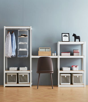 4(3+1) SHELVES + 4 SHELVES, 4 SHELVES W/Hanger