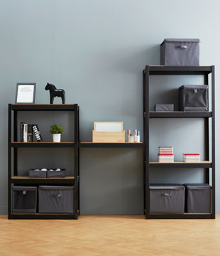 4 SHELVES + 5(1+4) SHELVES, 4 SHELVES